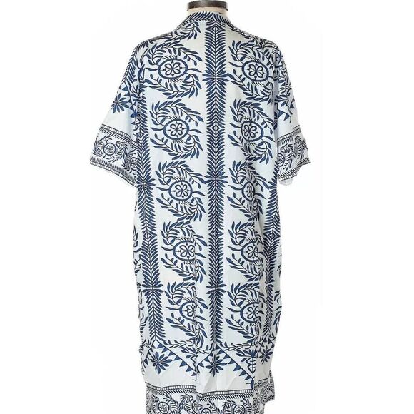 Misslook Women Boho Blue Casual Dress L - Picture 2 of 5